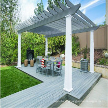 Garden Buildings Arbours Outdoor Project Decorative Gazebo Anti-UV Termite Resistant Weather Resistant WPC Composite Pergola